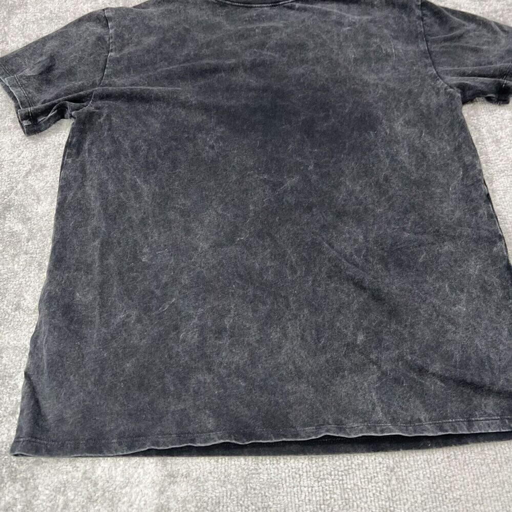 Hollister California T Shirt Graphic Tee Size Small Stone Faded Black Womens - Picture 5 of 7